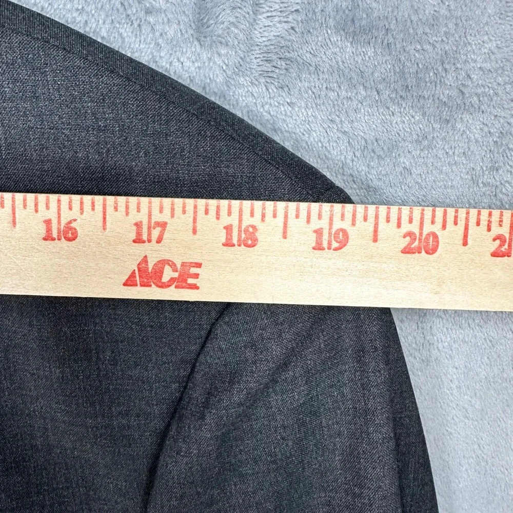 Brooks Brothers Brooksease Mens Charcoal Gray 2 Button Blazer Sport Coat USA